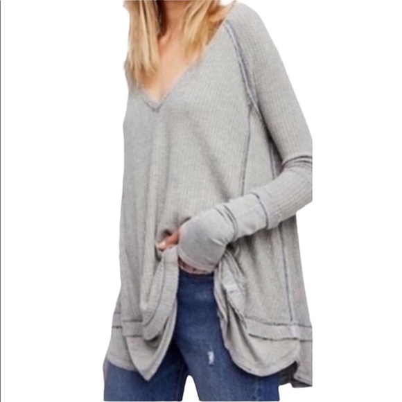 We the free blouse gray - Picture 14 of 15